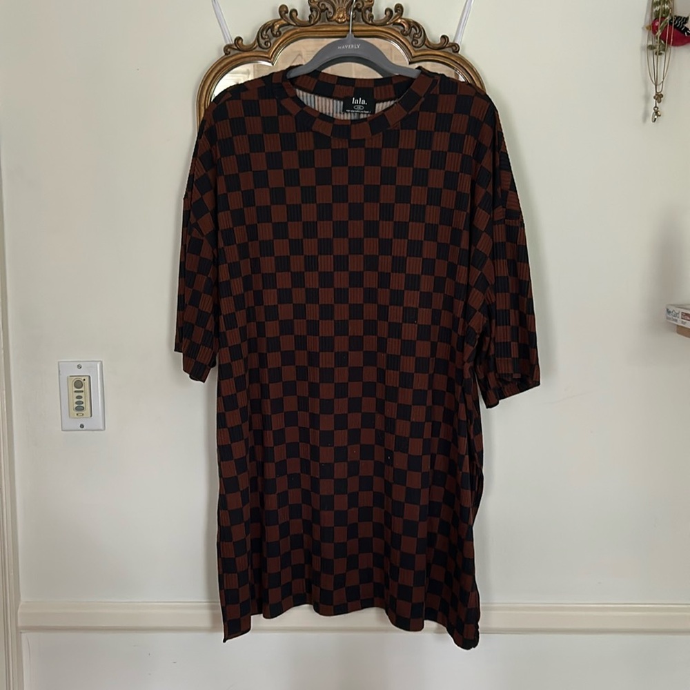 COPY - DRESSED IN LALA CHECKERED PLAY SUIT!!